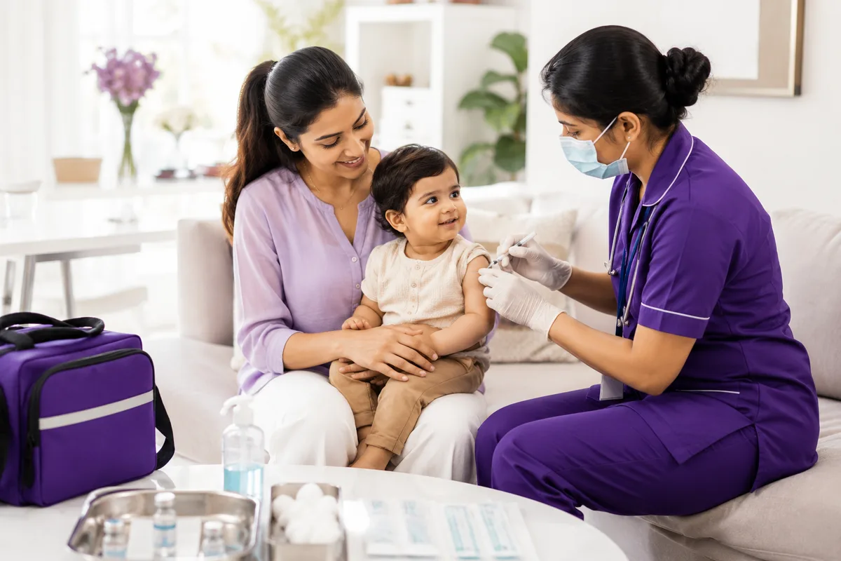Vaccination at Home in Ghaziabad: Complete Guide for Parents